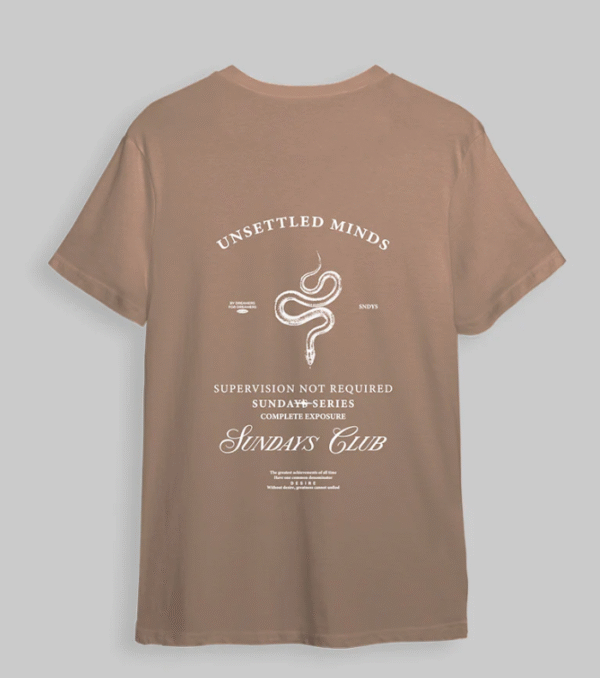Camiseta Oversize Café "Heaven’s Door": imagen 2